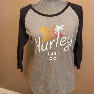 Baseball style Hurley shirt
